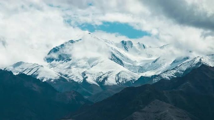 延时雪山山脉: 4K