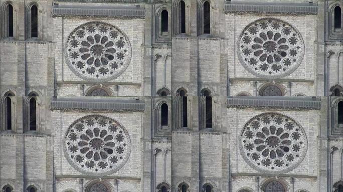 Chartres Cathedral - Aerial View-Centre,厄尔-卢瓦尔省,法国
