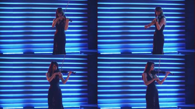 拉小提琴的女人