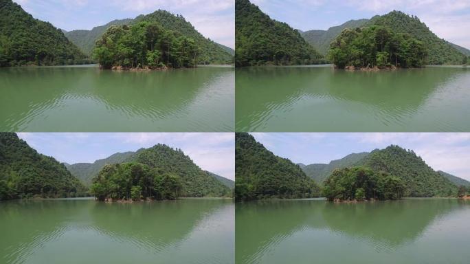 美丽的湖泊和森林，中国江西