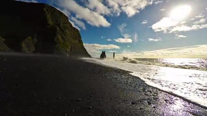 冰岛南部雷诺德拉加尔海斯塔斯的高清照片