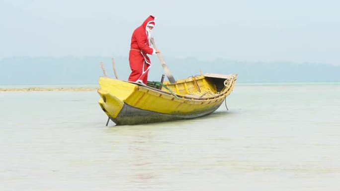 船上的圣诞老人船上的圣诞老人