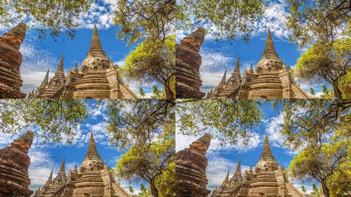 Wat Phra Si Sanphet,泰国大城。