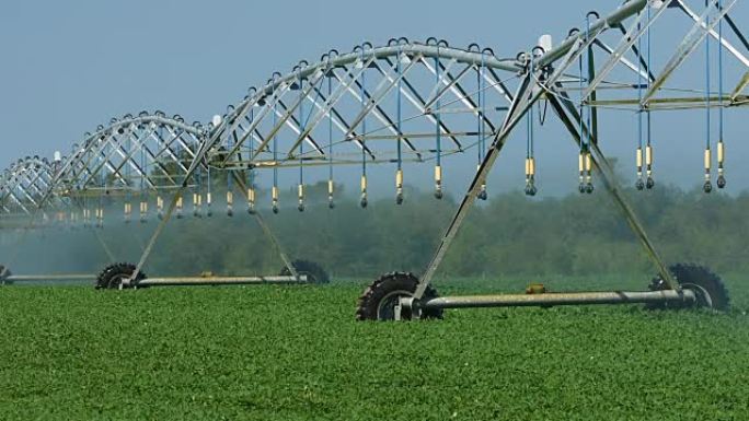 循环灌溉运行与系统组件移动