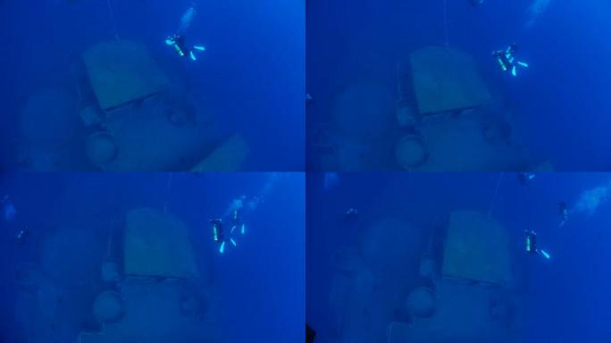 海底沉船海底沉船潜水探险