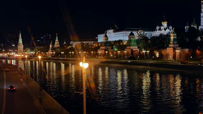 克里姆林宫和克里姆林宫堤防。莫斯科。