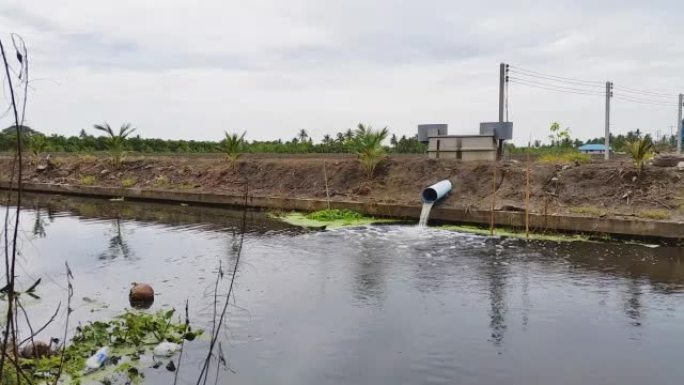 高清: 排水垃圾场。