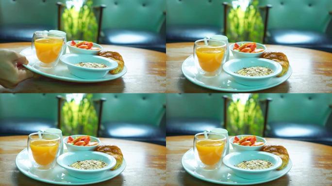 健康食品，在早晨重新开始