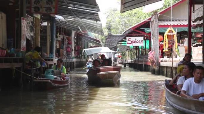 泰国最著名的浮动市场