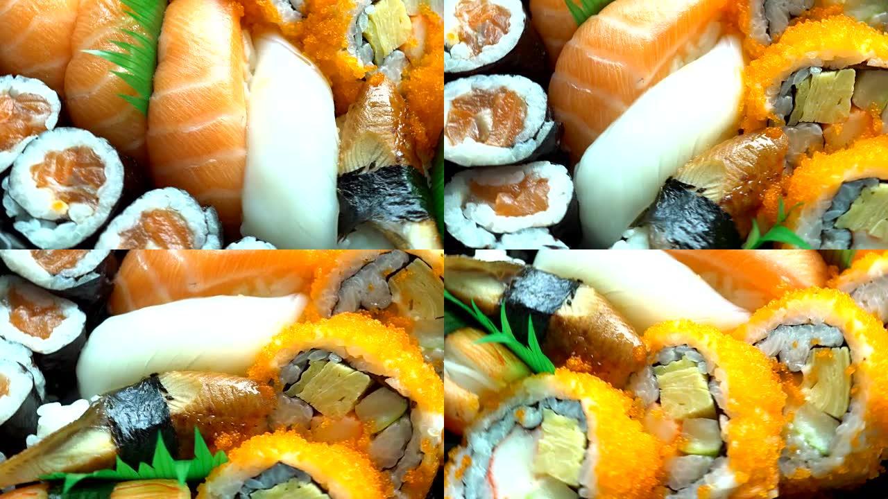寿司摆拍日式食品