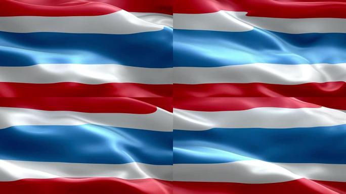 国旗泰国波浪图案可循环元素
