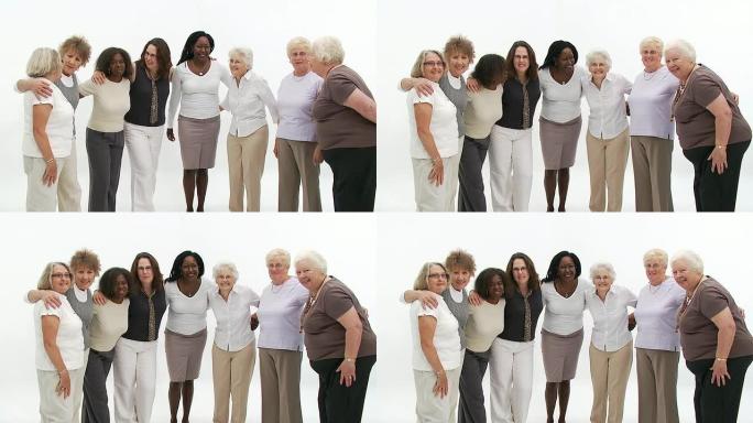 妇女群体女性聚集社区慈善