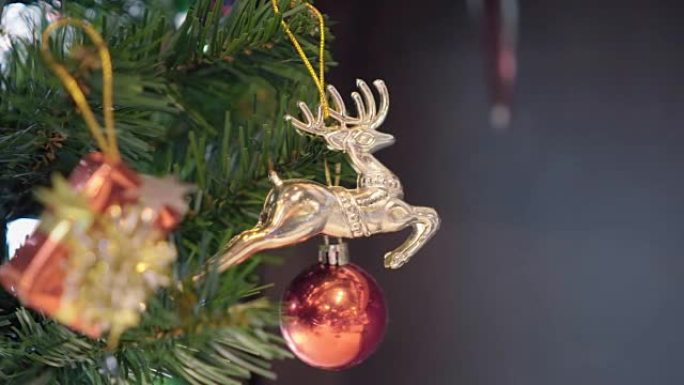 驯鹿圣诞装饰品节日氛围