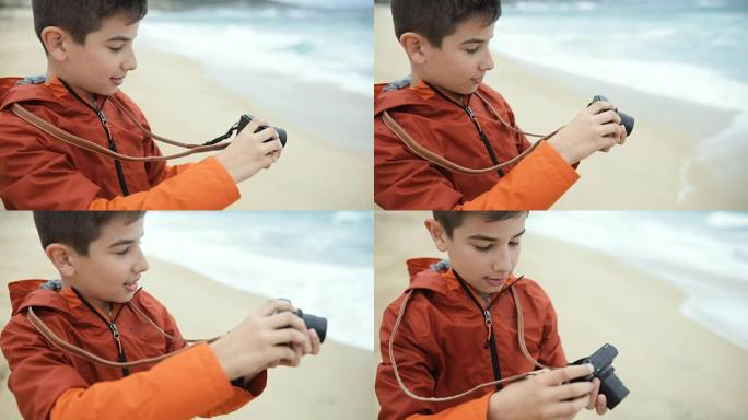 男孩摄影师