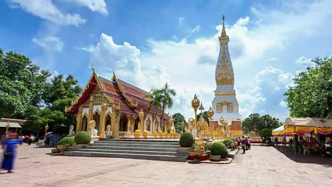 Phanom寺的Wat Phra; 时间流逝