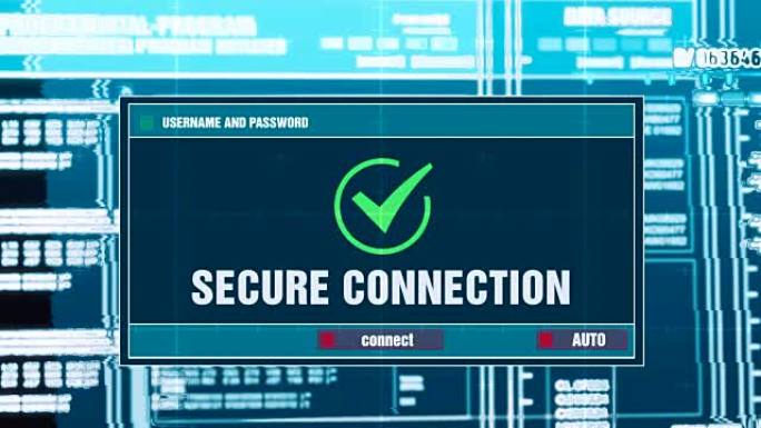 输入登录名和密码后，在计算机屏幕上的数字系统安全警报错误消息上生成的警告通知。网络犯罪，计算机黑客概
