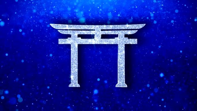 神道符号鸟居宗教图标