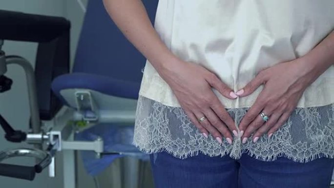 女人有妇科问题腹部检测怀孕检测