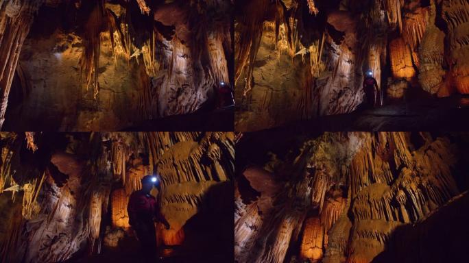 潘洞穴探员穿过大洞穴
