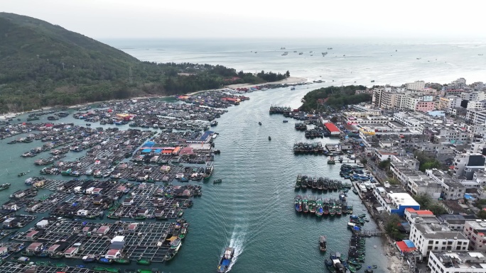 陵水清水湾新村港疍家渔排