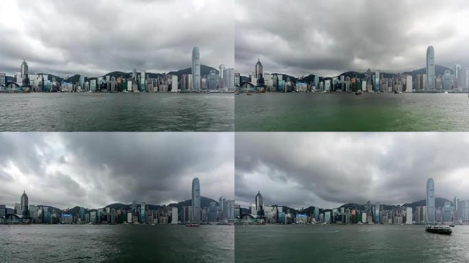 香港市容的4k时间流逝