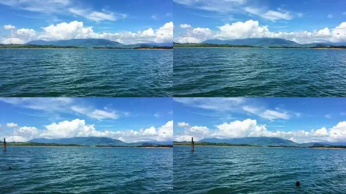 老挝的南Ngum湖