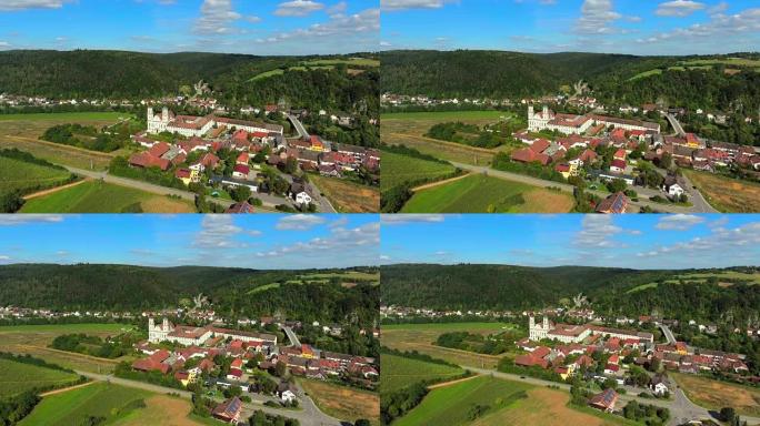 北巴伐利亚天桥的Pielenhofen修道院村