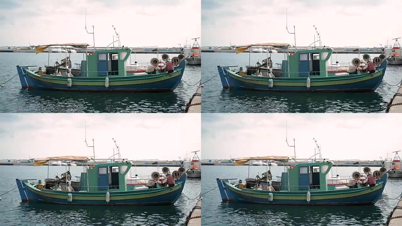 渔船。渔船