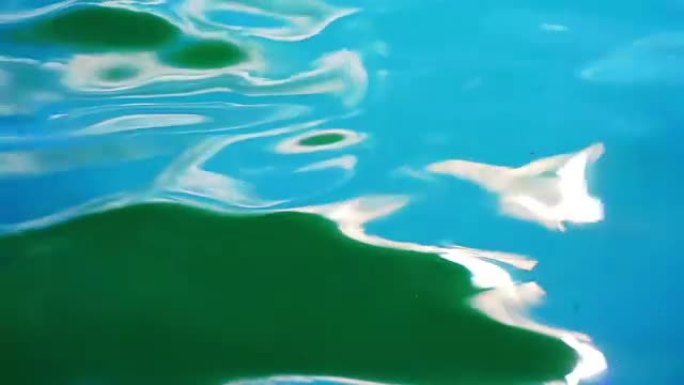 光线在水中反射水波波纹背景视频