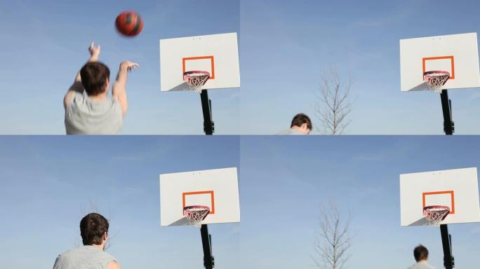 青少年射击篮球