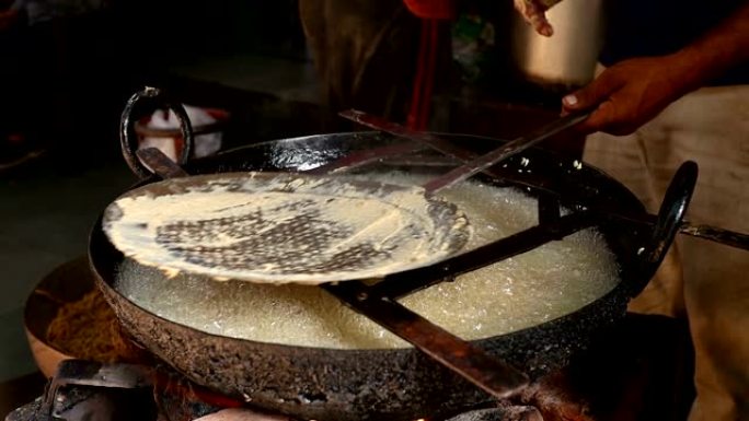 印度西部的Murukku印度街头美食拉贾斯坦邦。