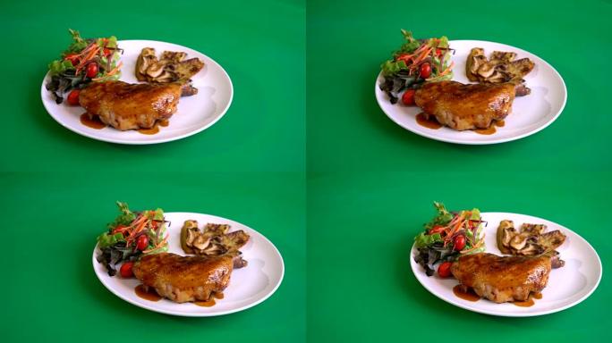 烧烤酱鸡排