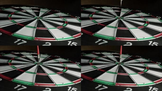 箭头笔直在中心的目标