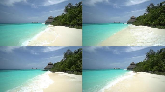 马尔代夫岛的美丽岛