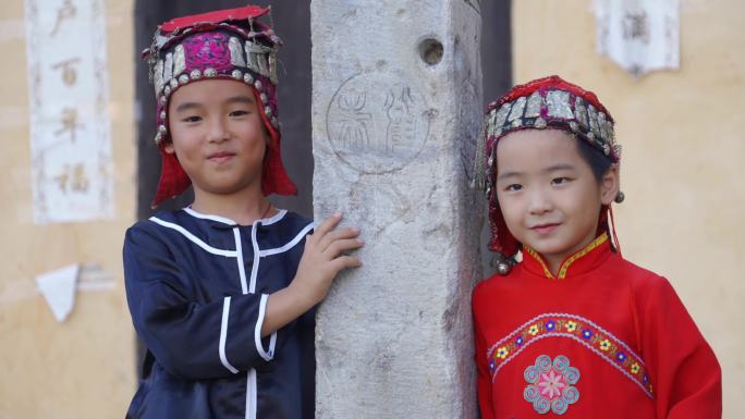 客家小孩客家服饰玲帽