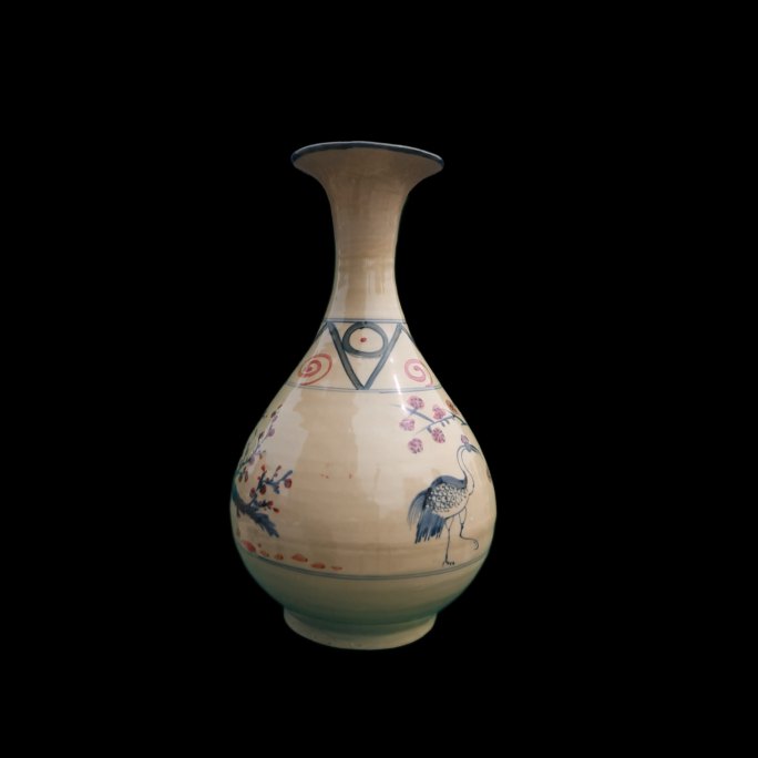 带通道唐代花瓶