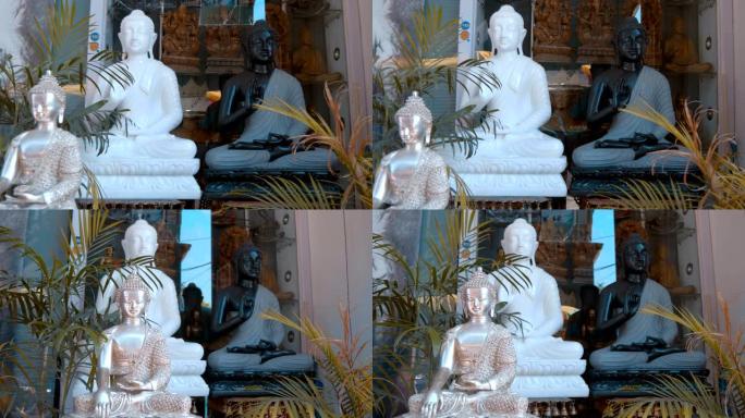 传统印度神像作为纪念印度的纪念品出售