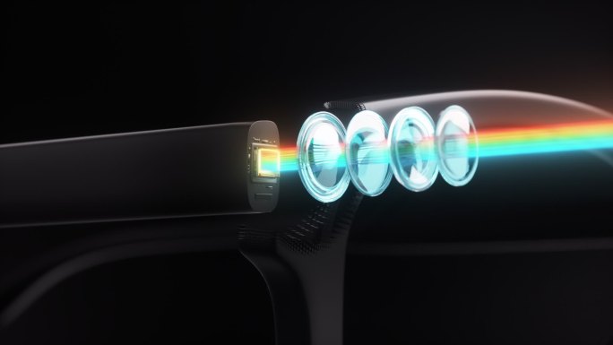 LED芯片 AR眼镜激光 C4D工程