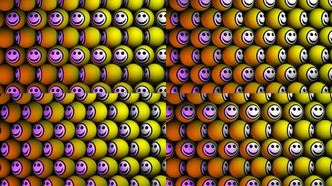 可循环的笑脸