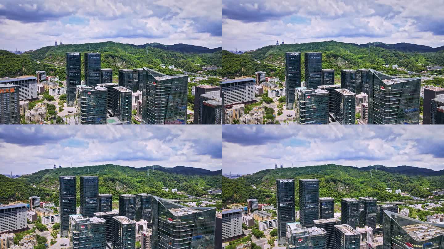 4k深圳新一代产业园城市航拍