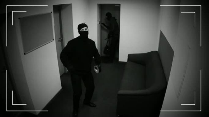 窃贼拆除防盗警报器并录下闭路电视摄像头，闯入公寓