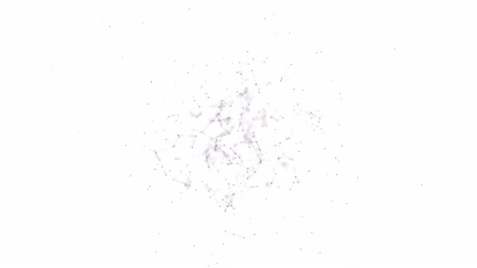 Plexus abstract网络白技术科学背景