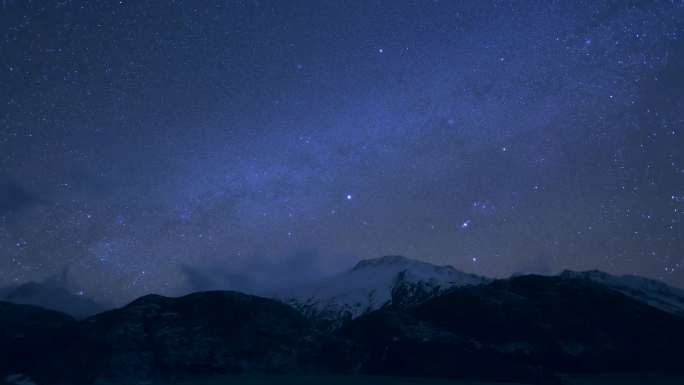 来古冰川的星空