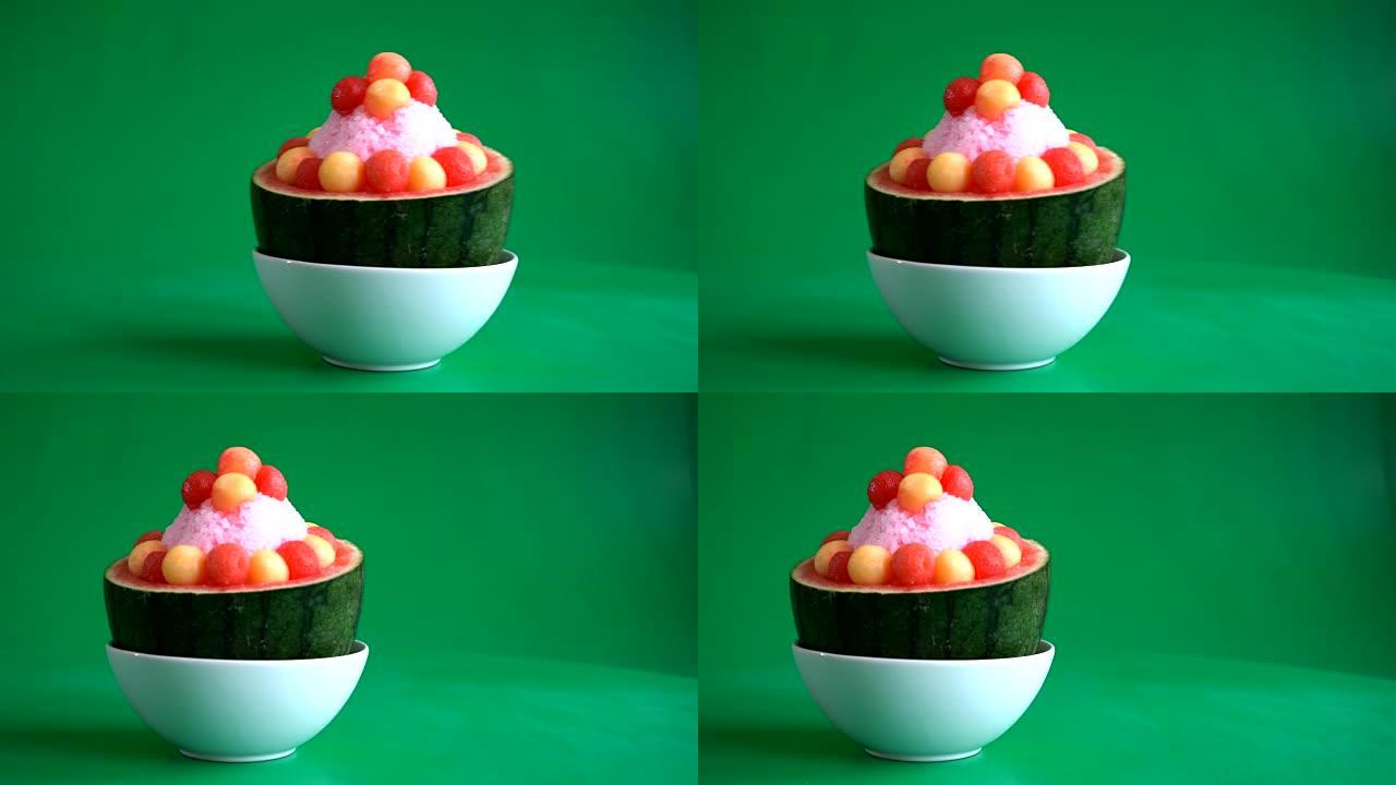 西瓜冰苏-韩国甜点