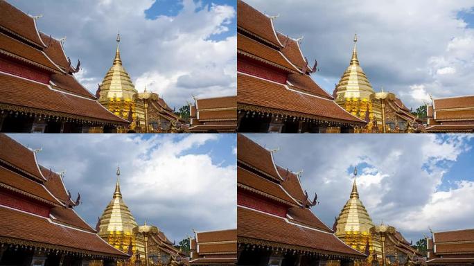 泰国清迈的Wat phra that doi suthep temple