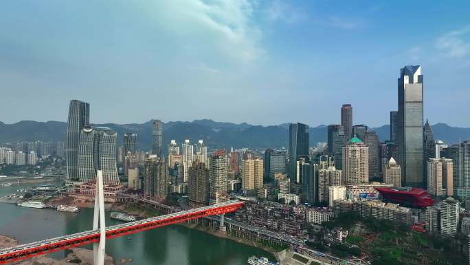 重庆城市解放碑航拍5