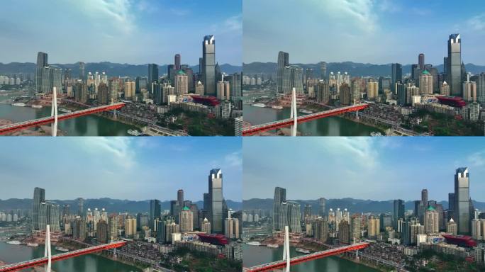 重庆城市解放碑航拍5