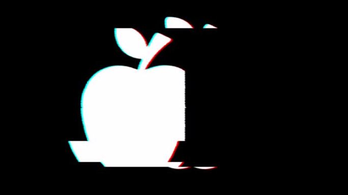 苹果图标复古抽搐坏信号动画