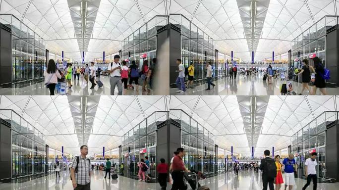 4k时间流逝: 香港机场