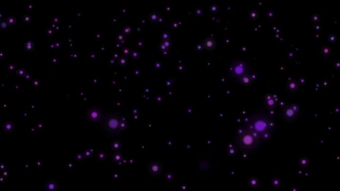 4K-可循环下降紫色粒子背景